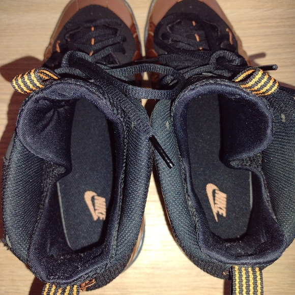 Nike Little Posite One Copper Big Kids 644791-004 - Picture 8 of 13